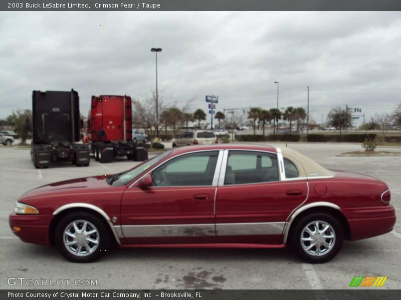 Crimson Pearl / Taupe 2003 Buick LeSabre Limited