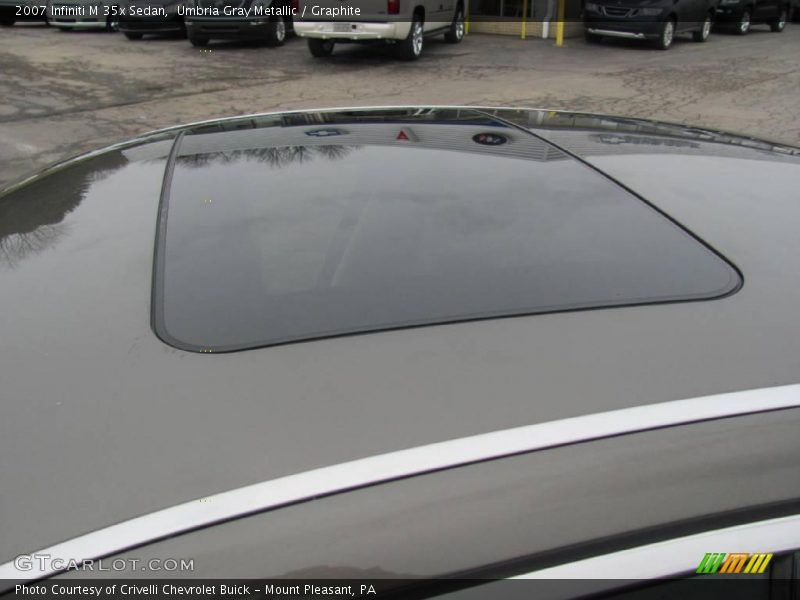 Umbria Gray Metallic / Graphite 2007 Infiniti M 35x Sedan