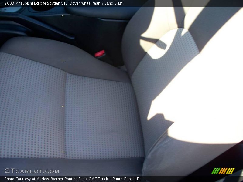 Dover White Pearl / Sand Blast 2003 Mitsubishi Eclipse Spyder GT