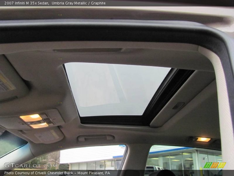 Umbria Gray Metallic / Graphite 2007 Infiniti M 35x Sedan