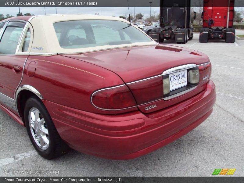 Crimson Pearl / Taupe 2003 Buick LeSabre Limited