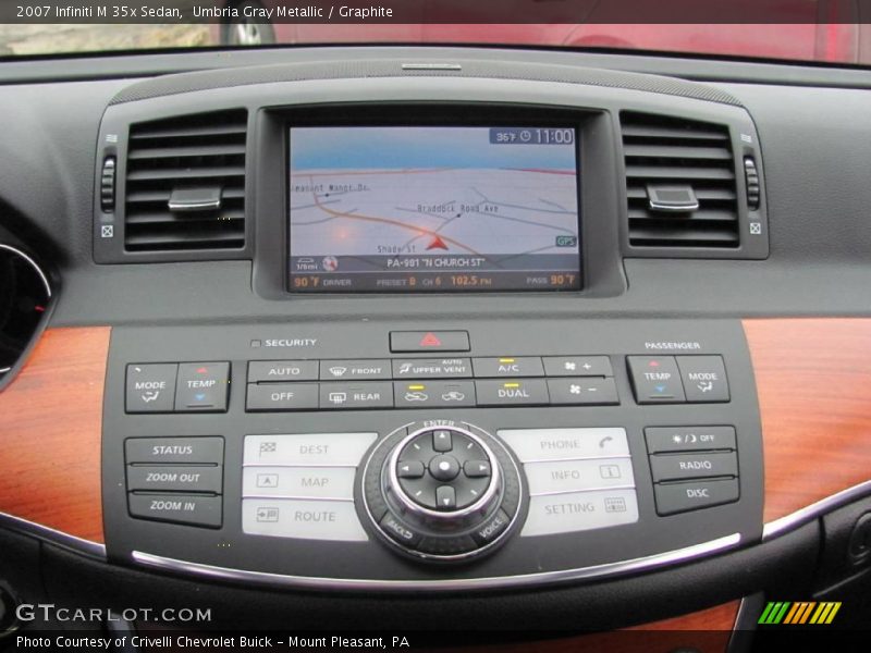 Umbria Gray Metallic / Graphite 2007 Infiniti M 35x Sedan