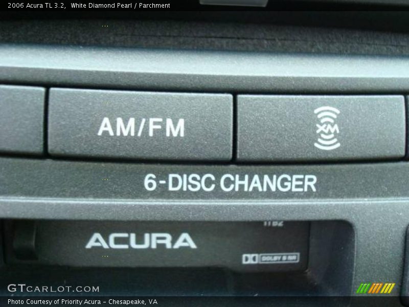 White Diamond Pearl / Parchment 2006 Acura TL 3.2