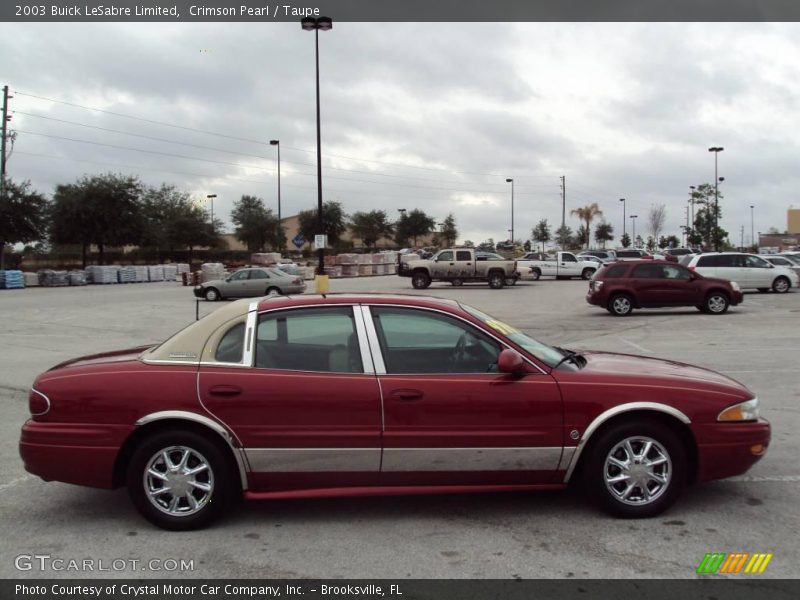 Crimson Pearl / Taupe 2003 Buick LeSabre Limited