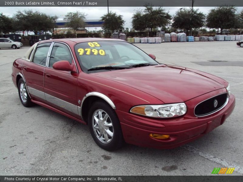 Crimson Pearl / Taupe 2003 Buick LeSabre Limited