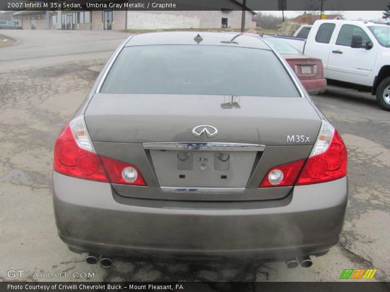 Umbria Gray Metallic / Graphite 2007 Infiniti M 35x Sedan