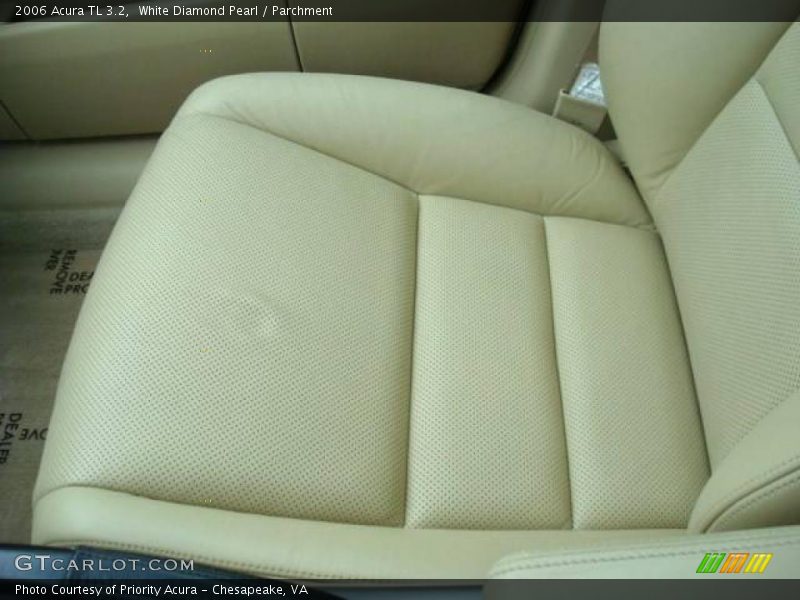 White Diamond Pearl / Parchment 2006 Acura TL 3.2