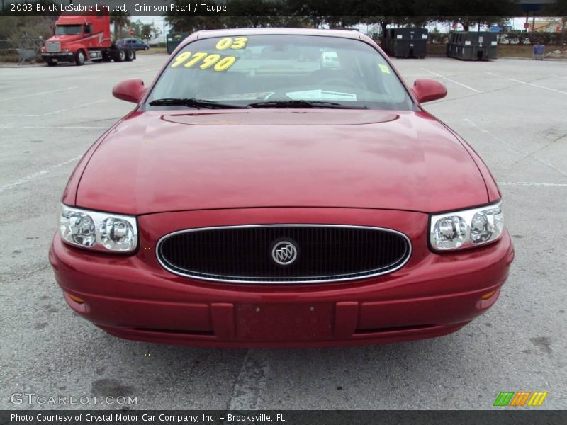 Crimson Pearl / Taupe 2003 Buick LeSabre Limited