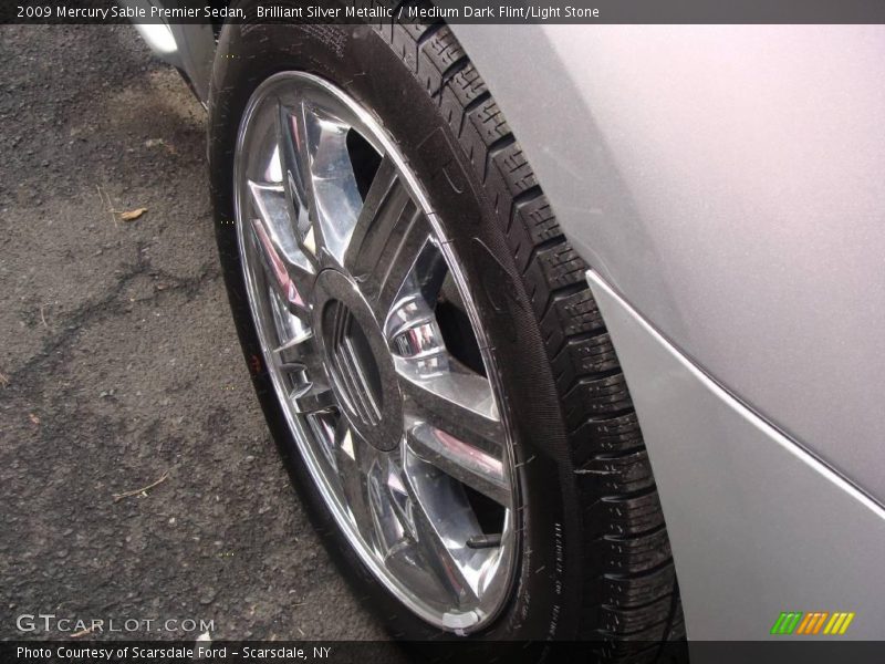 Brilliant Silver Metallic / Medium Dark Flint/Light Stone 2009 Mercury Sable Premier Sedan
