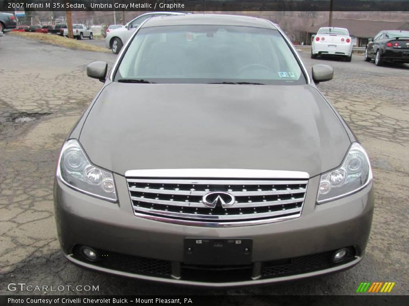 Umbria Gray Metallic / Graphite 2007 Infiniti M 35x Sedan