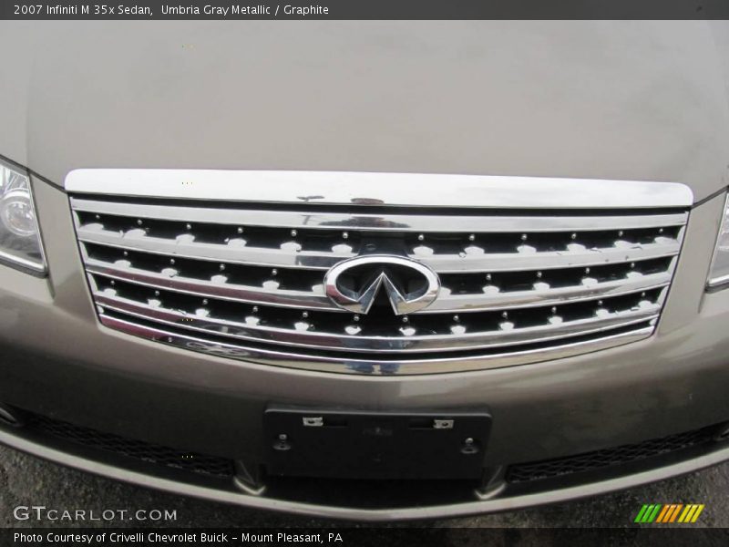 Umbria Gray Metallic / Graphite 2007 Infiniti M 35x Sedan