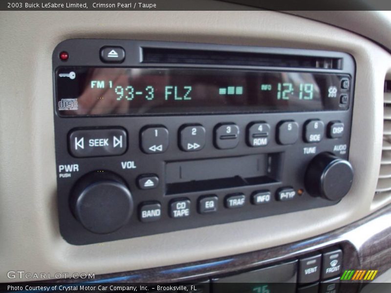 Crimson Pearl / Taupe 2003 Buick LeSabre Limited