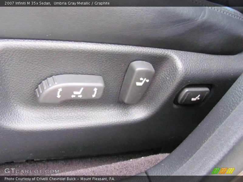 Umbria Gray Metallic / Graphite 2007 Infiniti M 35x Sedan