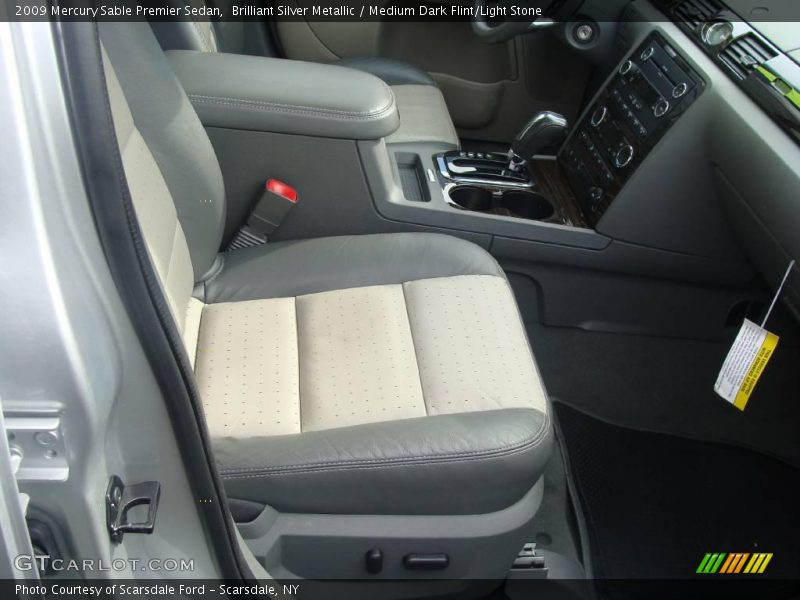 Brilliant Silver Metallic / Medium Dark Flint/Light Stone 2009 Mercury Sable Premier Sedan