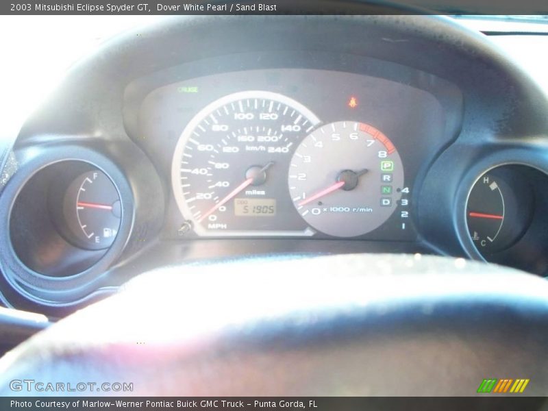 Dover White Pearl / Sand Blast 2003 Mitsubishi Eclipse Spyder GT