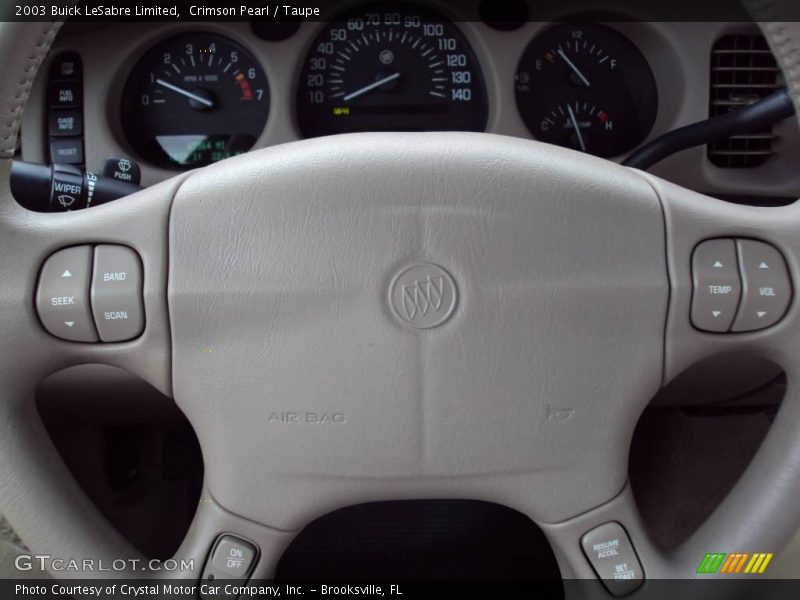 Crimson Pearl / Taupe 2003 Buick LeSabre Limited