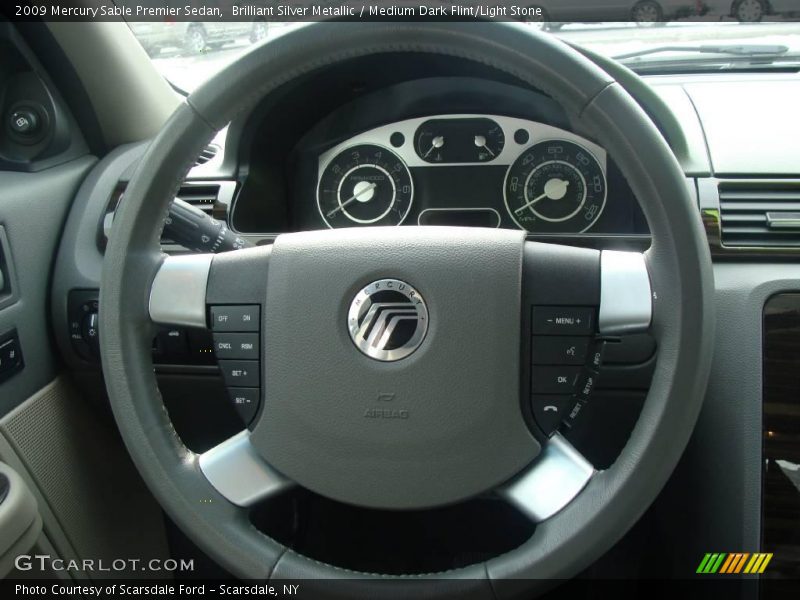 Brilliant Silver Metallic / Medium Dark Flint/Light Stone 2009 Mercury Sable Premier Sedan