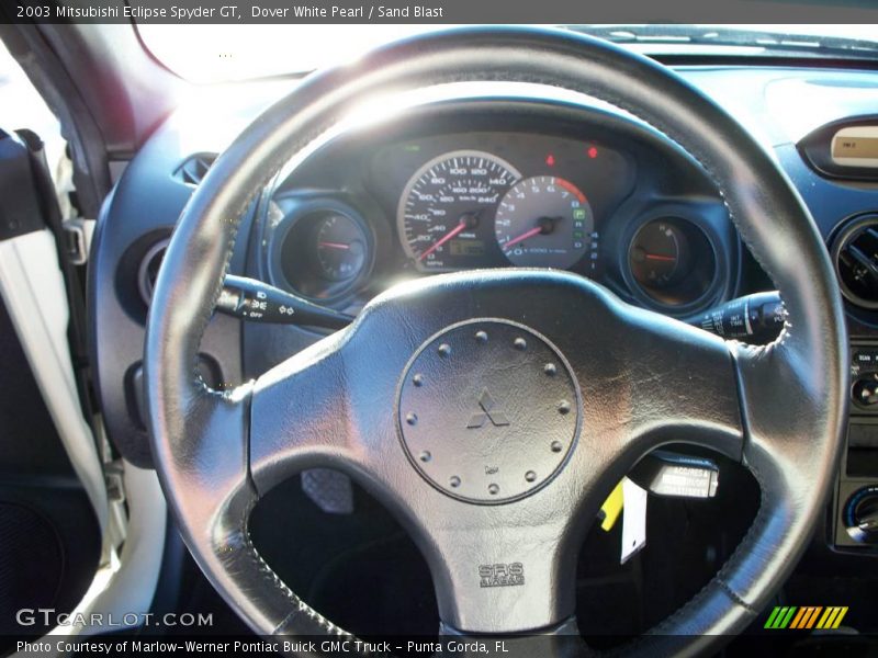Dover White Pearl / Sand Blast 2003 Mitsubishi Eclipse Spyder GT