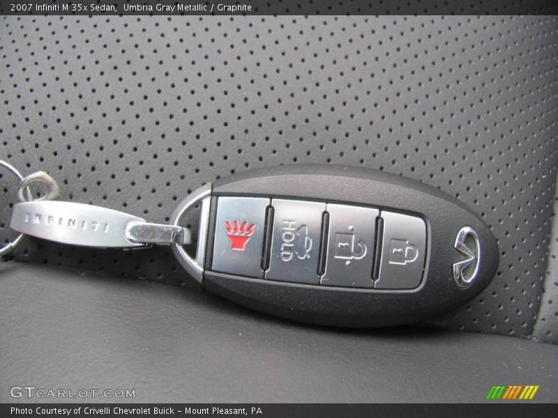 Umbria Gray Metallic / Graphite 2007 Infiniti M 35x Sedan