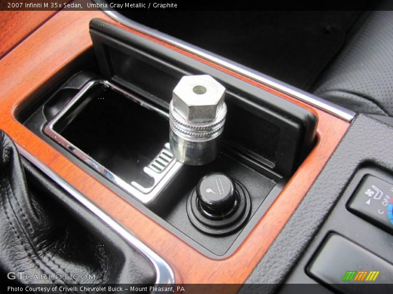 Umbria Gray Metallic / Graphite 2007 Infiniti M 35x Sedan