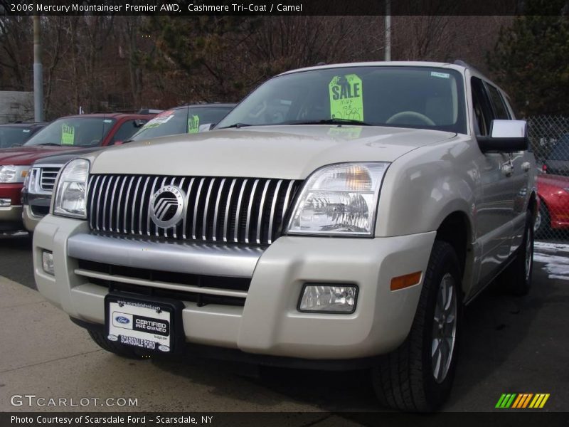 Cashmere Tri-Coat / Camel 2006 Mercury Mountaineer Premier AWD