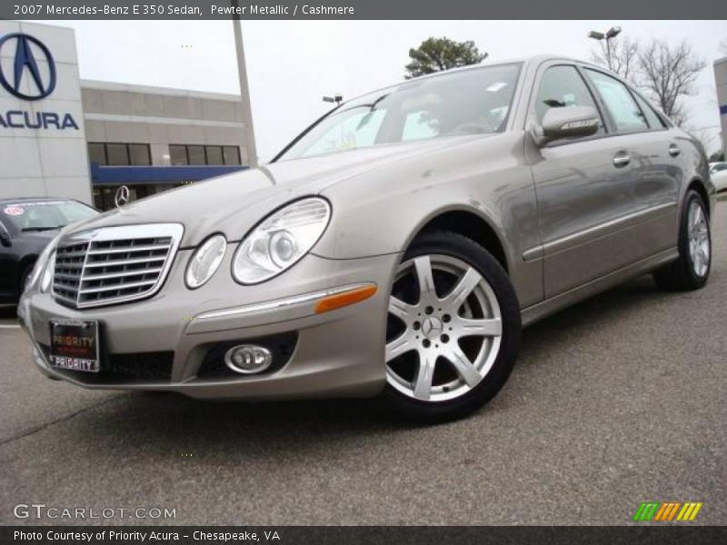 Pewter Metallic / Cashmere 2007 Mercedes-Benz E 350 Sedan