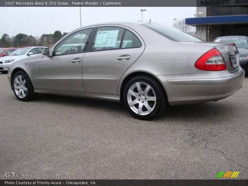 Pewter Metallic / Cashmere 2007 Mercedes-Benz E 350 Sedan