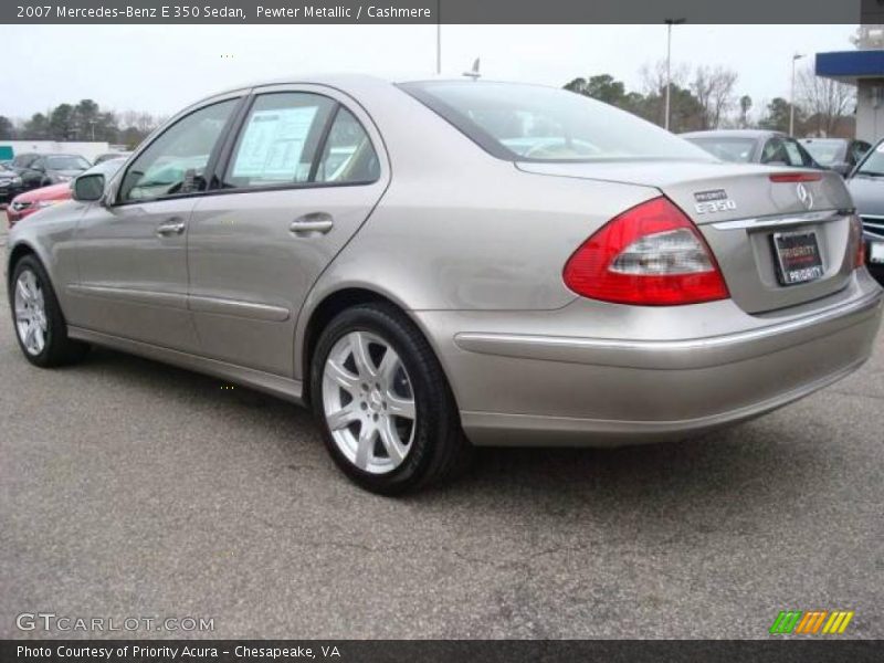 Pewter Metallic / Cashmere 2007 Mercedes-Benz E 350 Sedan