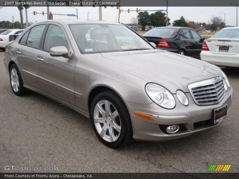 Pewter Metallic / Cashmere 2007 Mercedes-Benz E 350 Sedan