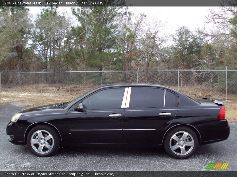 Black / Titanium Gray 2006 Chevrolet Malibu LTZ Sedan