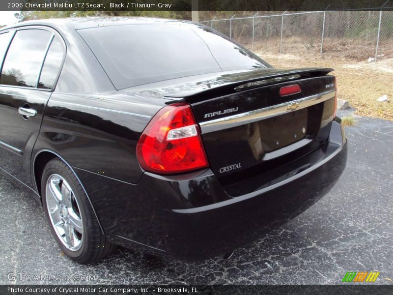 Black / Titanium Gray 2006 Chevrolet Malibu LTZ Sedan