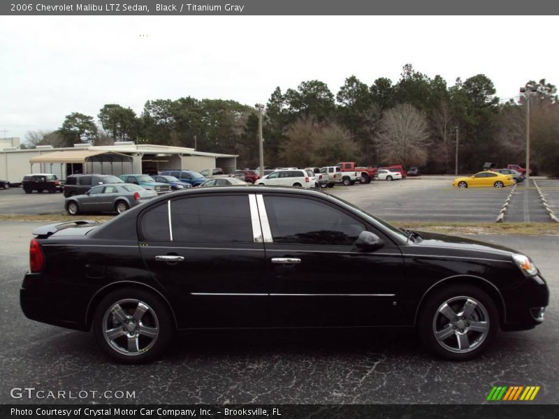 Black / Titanium Gray 2006 Chevrolet Malibu LTZ Sedan