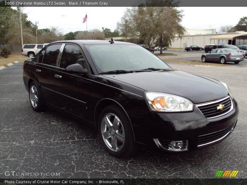 Black / Titanium Gray 2006 Chevrolet Malibu LTZ Sedan
