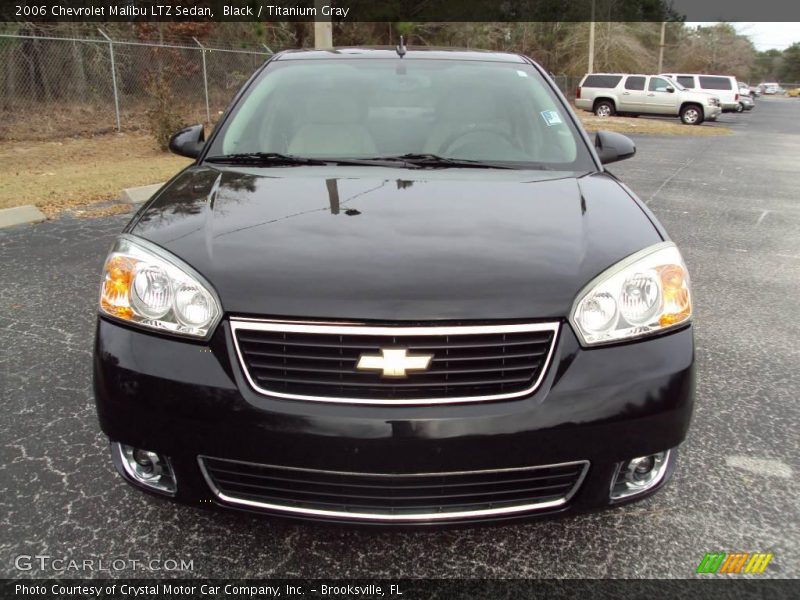 Black / Titanium Gray 2006 Chevrolet Malibu LTZ Sedan