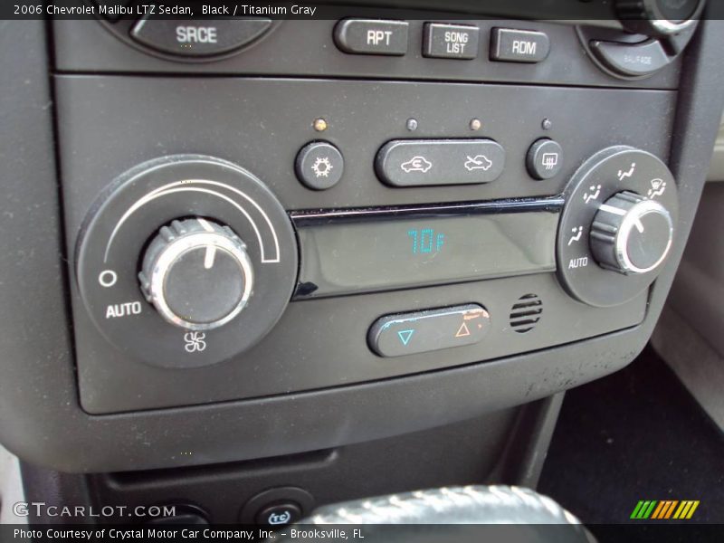 Black / Titanium Gray 2006 Chevrolet Malibu LTZ Sedan