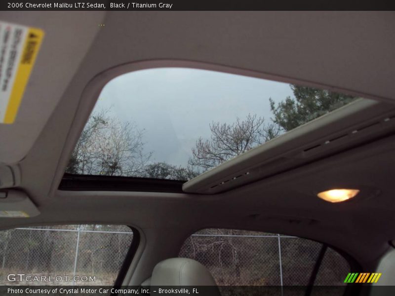 Black / Titanium Gray 2006 Chevrolet Malibu LTZ Sedan
