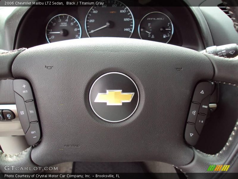 Black / Titanium Gray 2006 Chevrolet Malibu LTZ Sedan