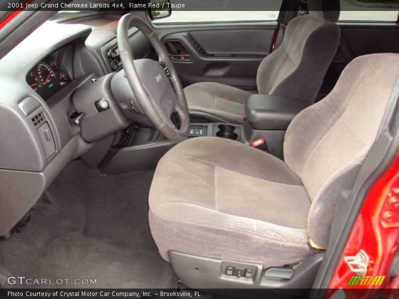Flame Red / Taupe 2001 Jeep Grand Cherokee Laredo 4x4