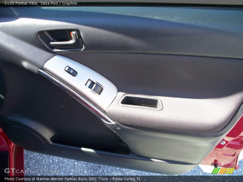 Salsa Red / Graphite 2003 Pontiac Vibe