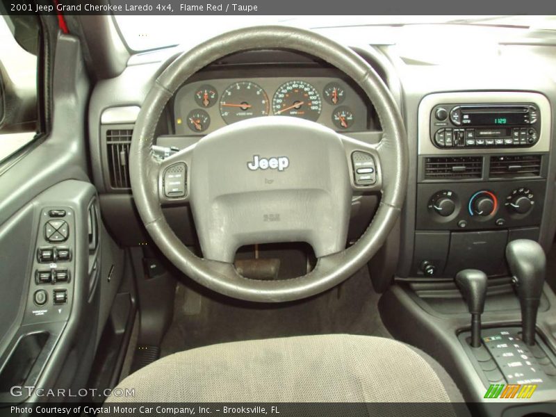 Flame Red / Taupe 2001 Jeep Grand Cherokee Laredo 4x4