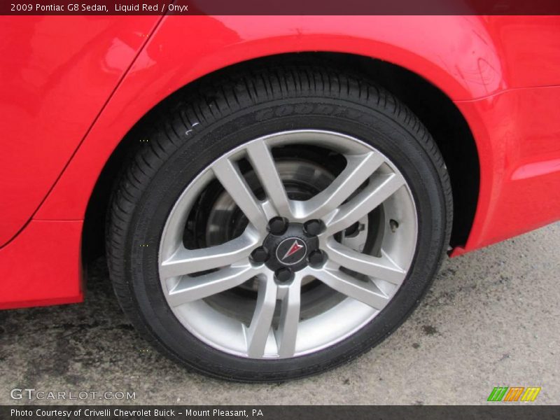 Liquid Red / Onyx 2009 Pontiac G8 Sedan