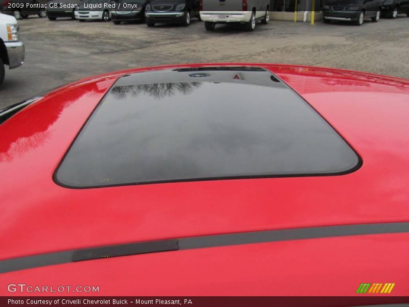 Liquid Red / Onyx 2009 Pontiac G8 Sedan