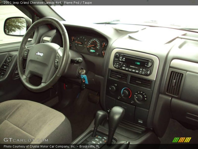 Flame Red / Taupe 2001 Jeep Grand Cherokee Laredo 4x4