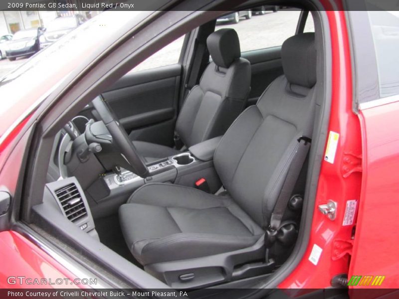 Liquid Red / Onyx 2009 Pontiac G8 Sedan