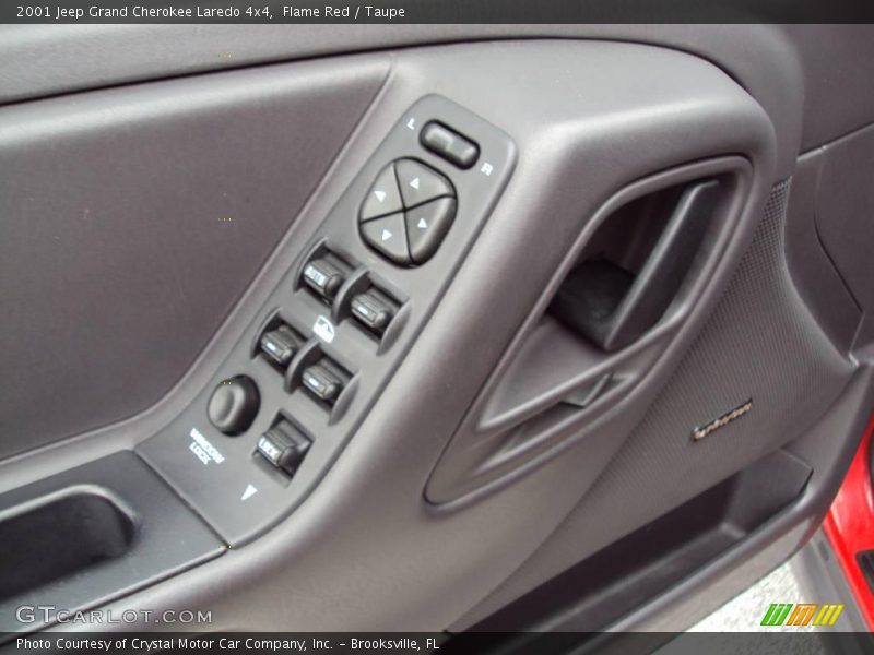 Flame Red / Taupe 2001 Jeep Grand Cherokee Laredo 4x4