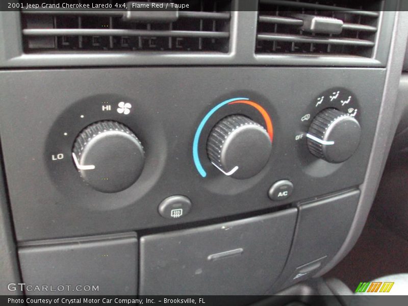Flame Red / Taupe 2001 Jeep Grand Cherokee Laredo 4x4