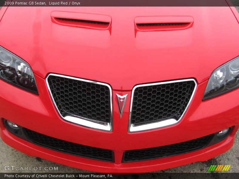 Liquid Red / Onyx 2009 Pontiac G8 Sedan