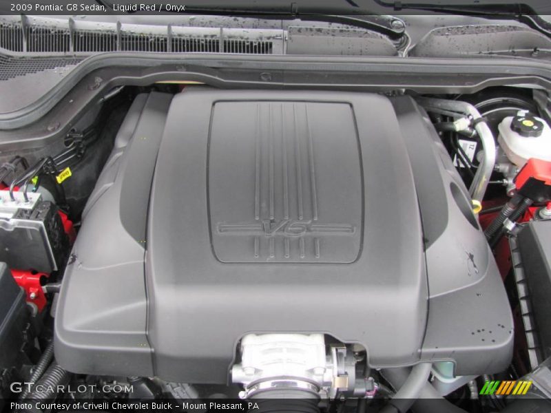 Liquid Red / Onyx 2009 Pontiac G8 Sedan