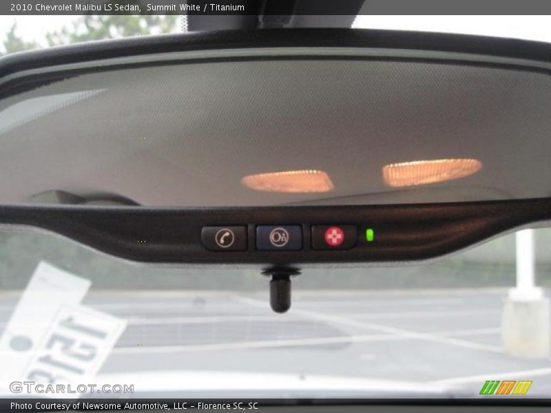Summit White / Titanium 2010 Chevrolet Malibu LS Sedan