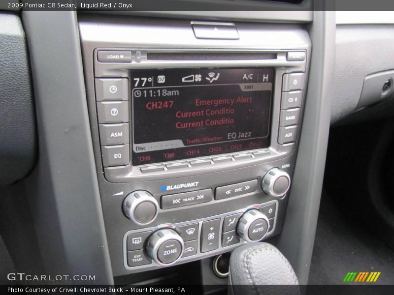 Liquid Red / Onyx 2009 Pontiac G8 Sedan